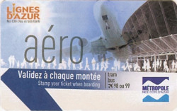 Ticket Ligne d'Azur - airport