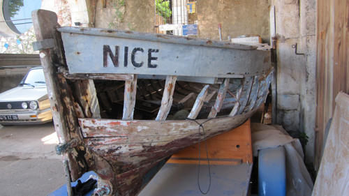 Nice boat - lying in dock in Villefranche sur Mer