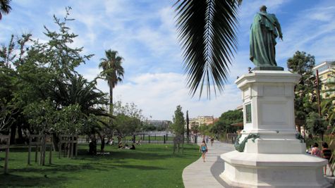 Promenade du Paillon in het centrum